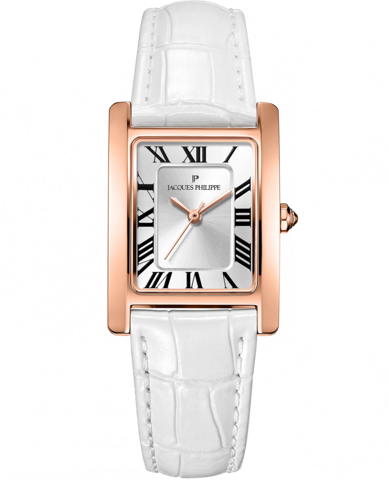Jacques Philippe Jacques Philippe Hora JPQLS653120  JPQLS653120 кварцевые женские часы белый циферблат, браслет кожаный — вид спереди